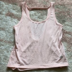 Pink workout shirt